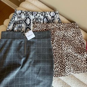 Bundle of 3 mini skirts